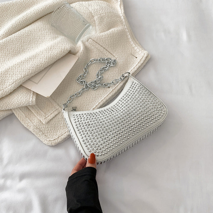Glamorous Studded Evening Clutch