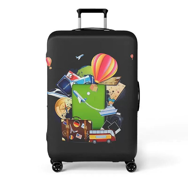 Women's hard shell suitcase with exciting travel motif Stornfield
