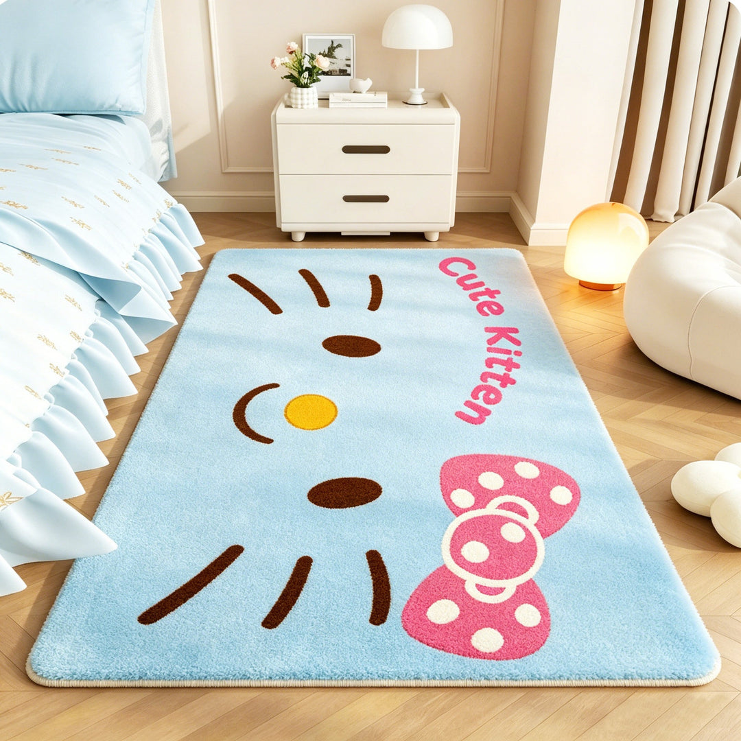 Cute Cartoon Kitten Bath Mat