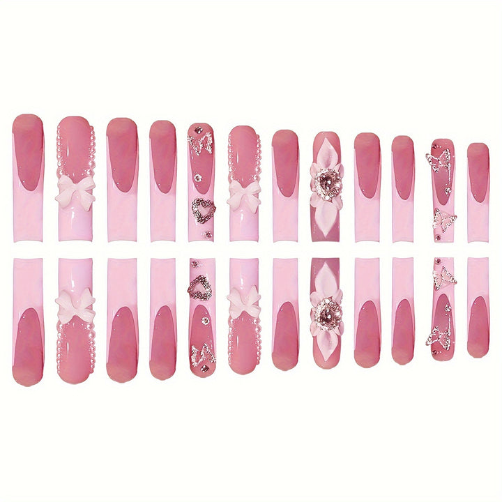 Decorative Press-On Nail Set Stornfield