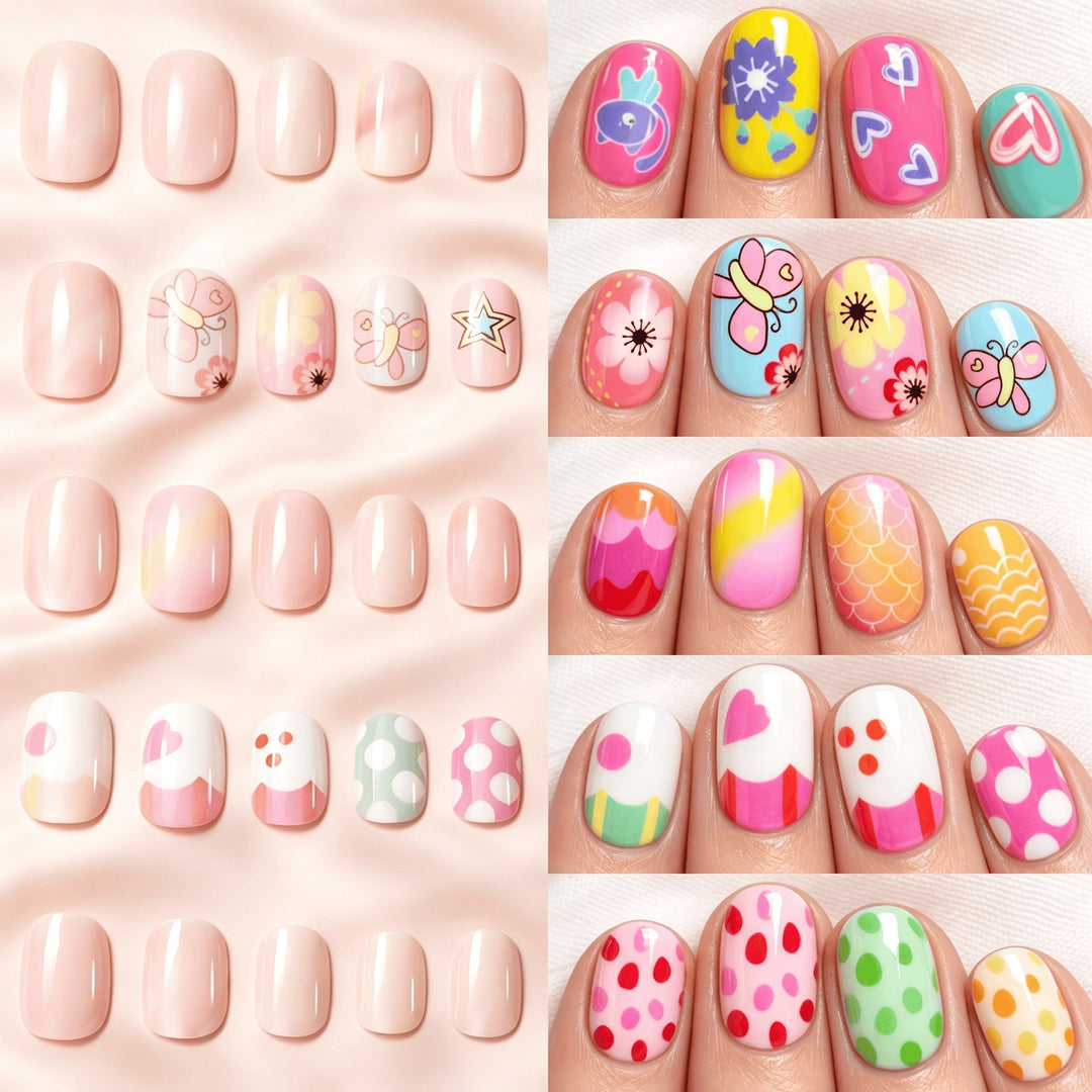 Decorative Nail Art Press-On Collection Stornfield