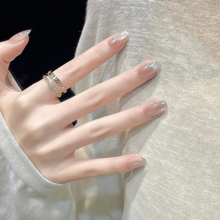 Premium Glittering Press-On Nail Extensions Stornfield