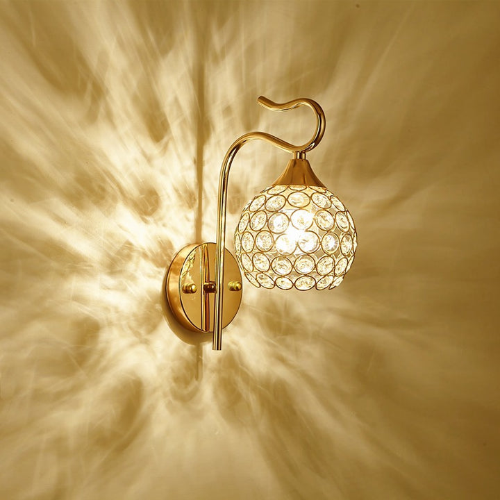 Elegant Crystal Wall Sconce