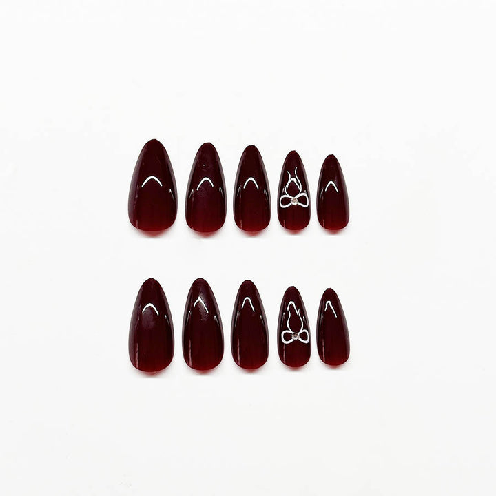 Elegant Stiletto Press-On Nail Extensions Stornfield