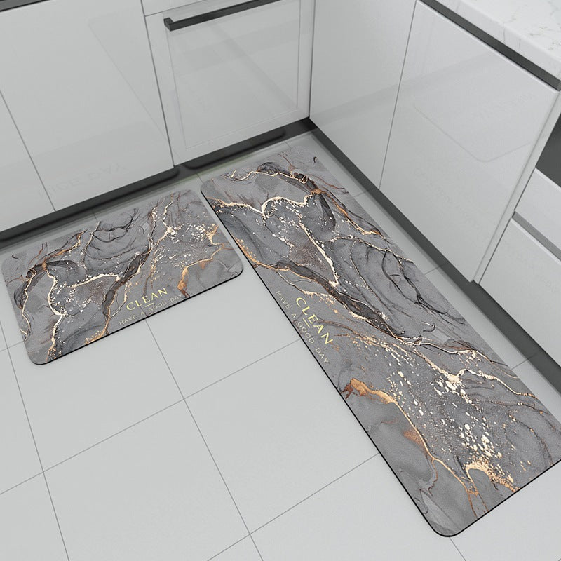 Stylish Non-Slip Kitchen Mat Set