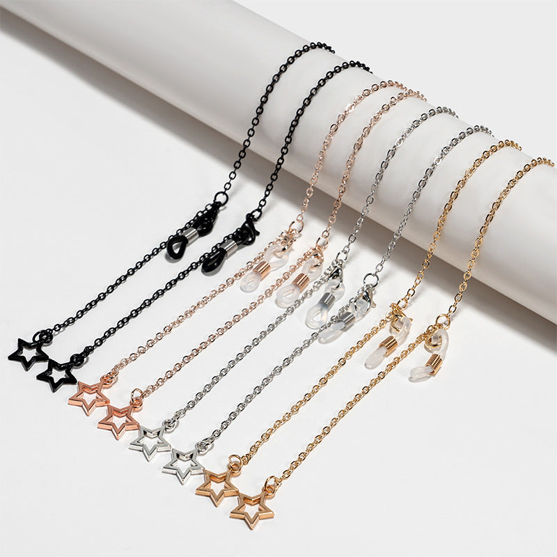 Stylish Star-Embellished Eyewear Chain Stornfield