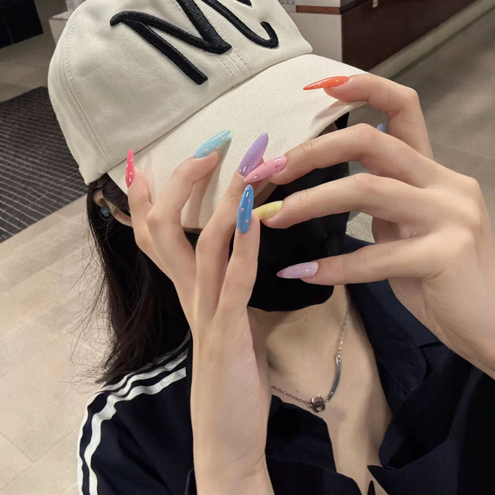 Colorful Gel Nail Extensions