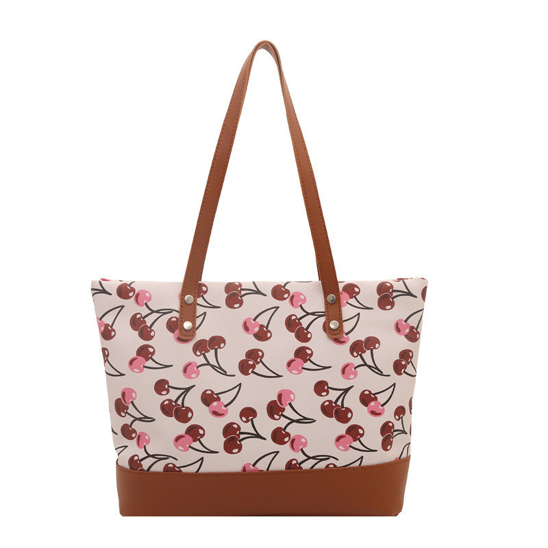 Playful Printed Canvas Tote Bag Stornfield