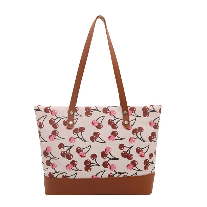 Playful Printed Canvas Tote Bag Stornfield
