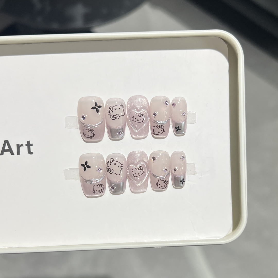 Themed Press-On Nail Art Stornfield