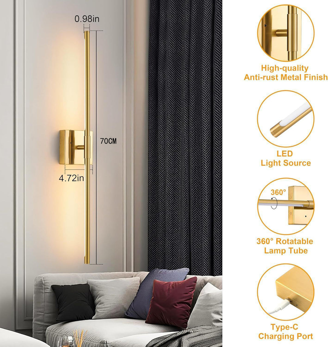 Modern Rotatable Wall Light Fixture