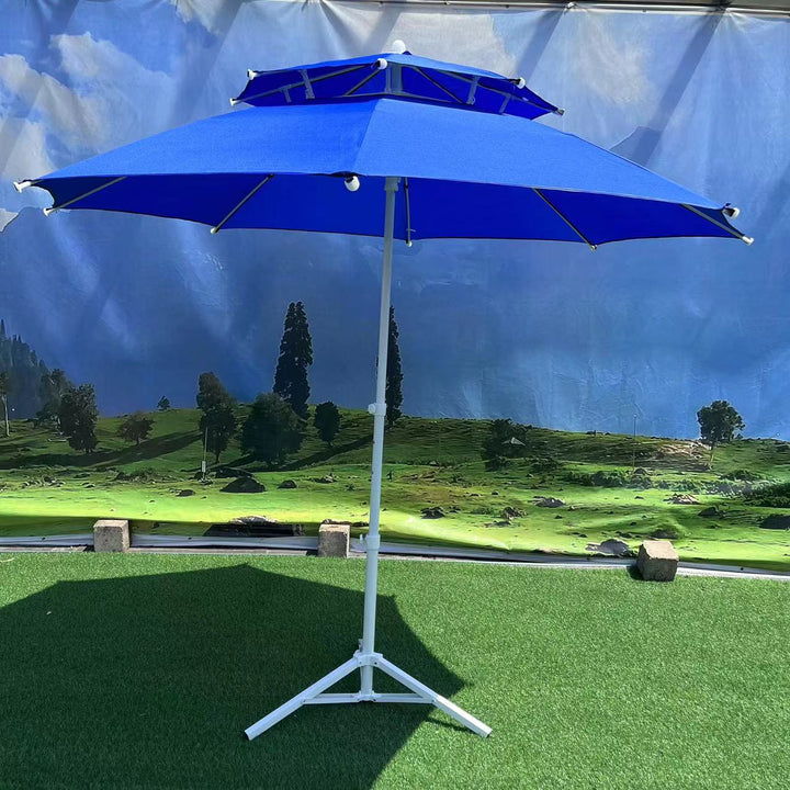 Sun protection umbrella with adjustable tilt angle Stornfield