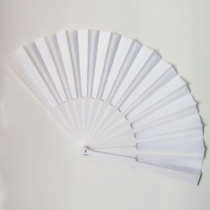 Ladies elegant hand fan made of high-quality paper and natural materials Stornfield