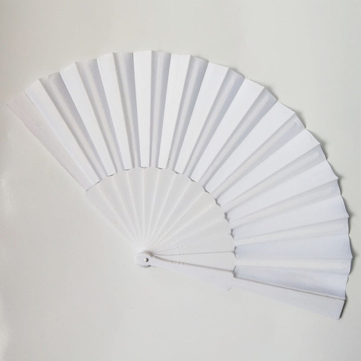 Ladies elegant hand fan made of high-quality paper and natural materials Stornfield