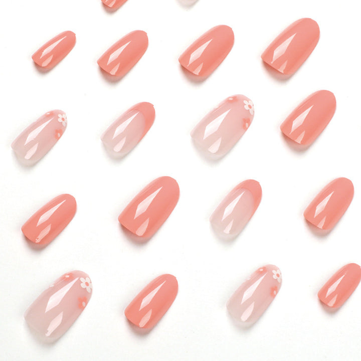 Artificial nail art with elegant floral design Stornfield