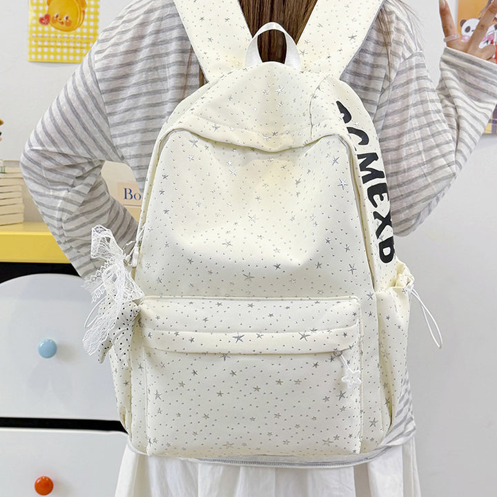 Star-Patterned Lightweight Backpack Stornfield