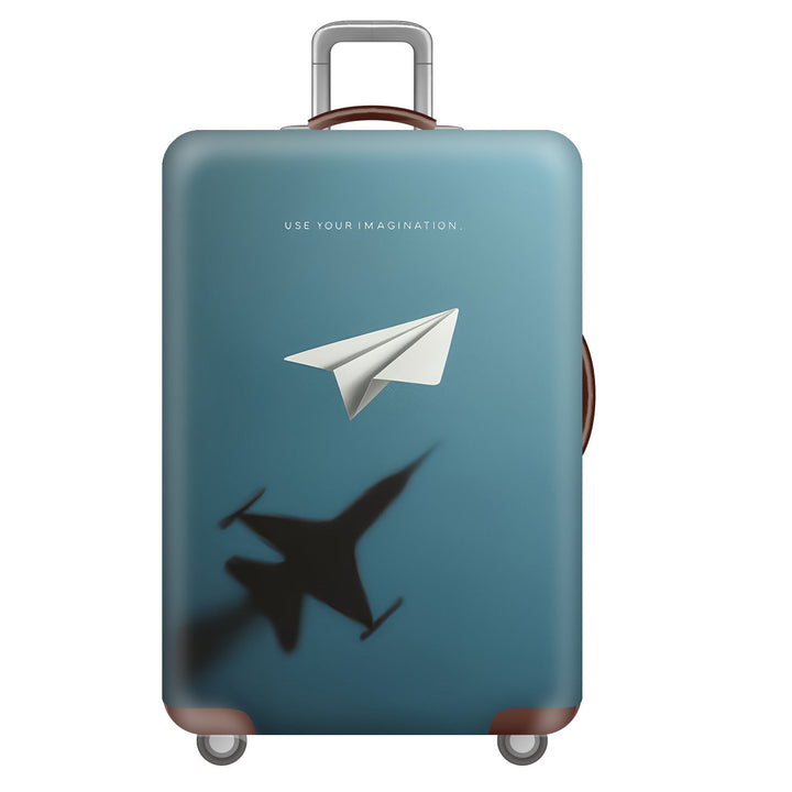 Unisex Hard-shell Suitcase with Impressive Futuristic City Design Stornfield