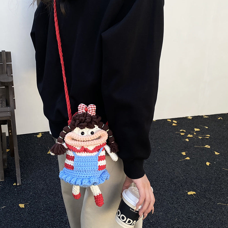 Creative Crochet Doll Handbag