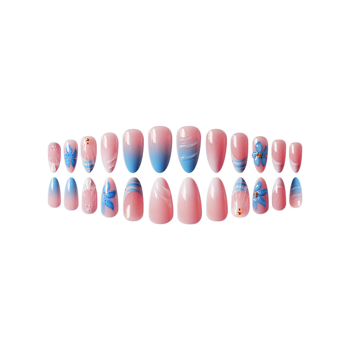 Artistic Butterfly-Inspired Press-On Nail Set Stornfield