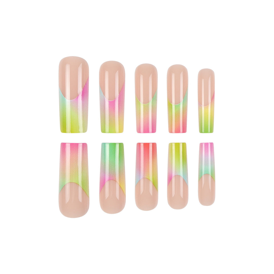 Long Ombre Press-On Nails Stornfield