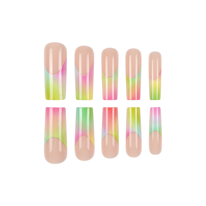 Long Ombre Press-On Nails Stornfield