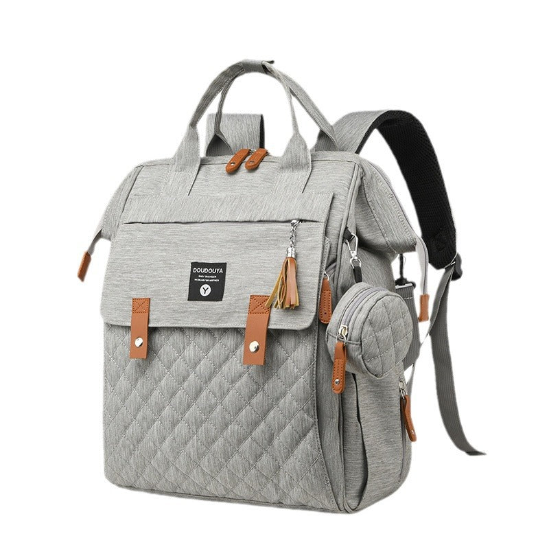 Multifunctional Quilted Diaper Backpack Stornfield