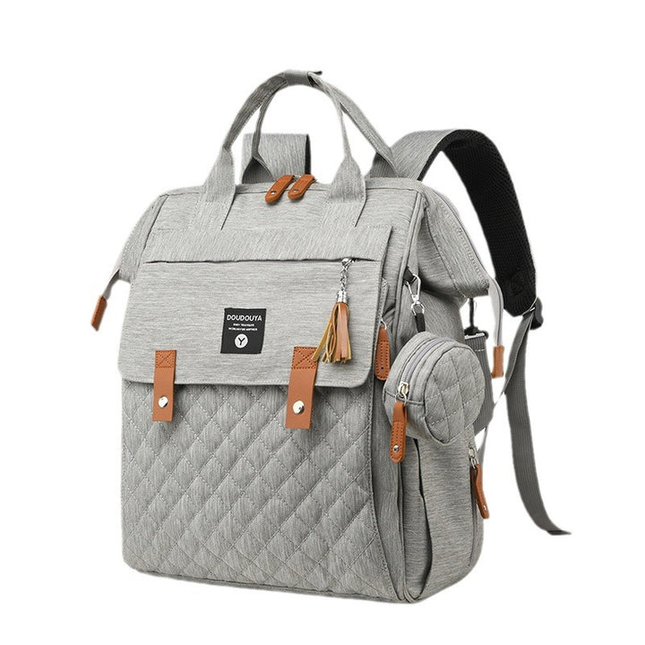 Multifunctional Quilted Diaper Backpack Stornfield