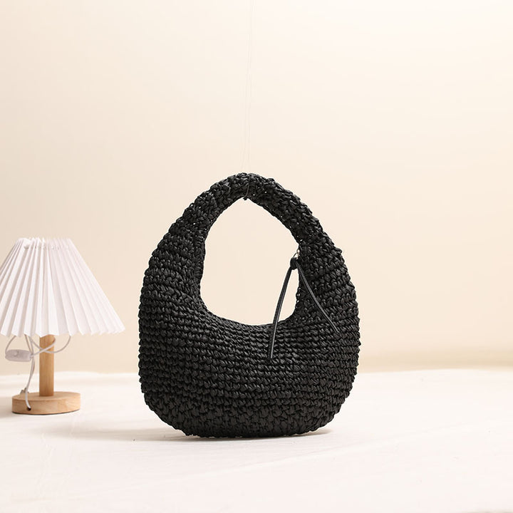 Handmade Basket Bag in Modern Hobo Style Stornfield