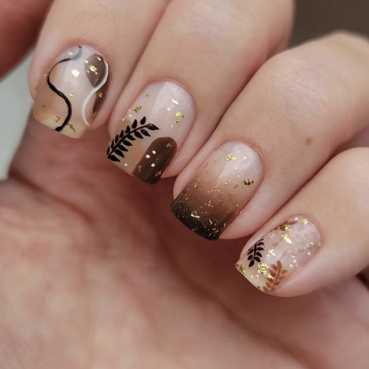 Artistic Press-On Nail Art Set Stornfield