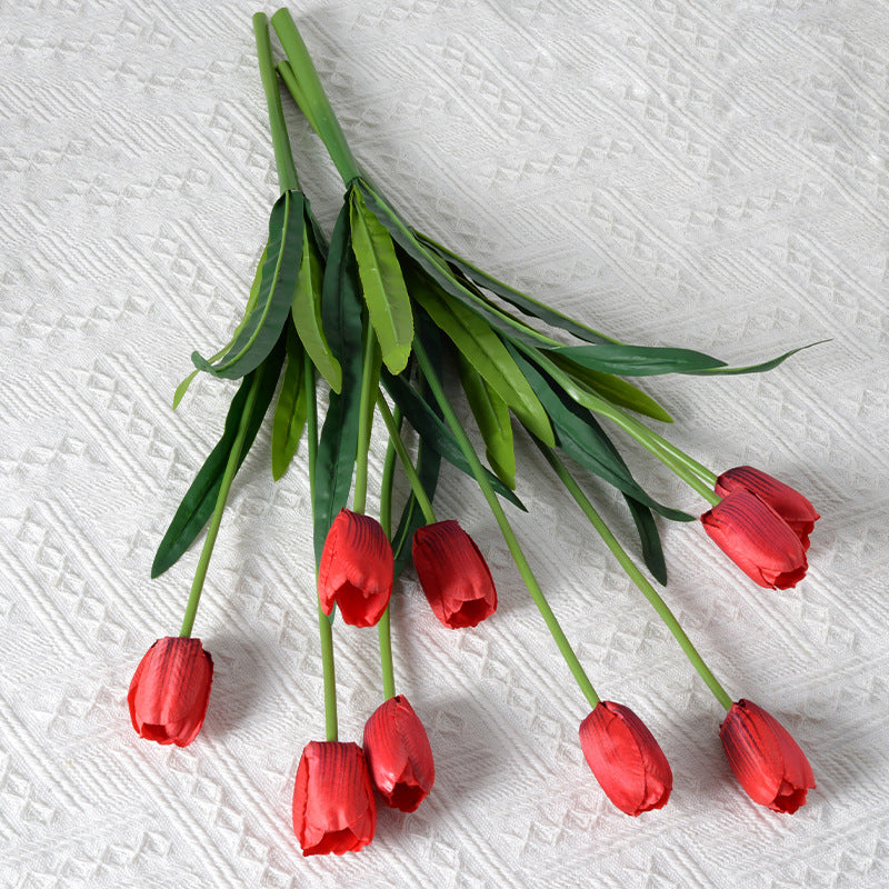 Decorative Faux Tulip Stem Arrangement