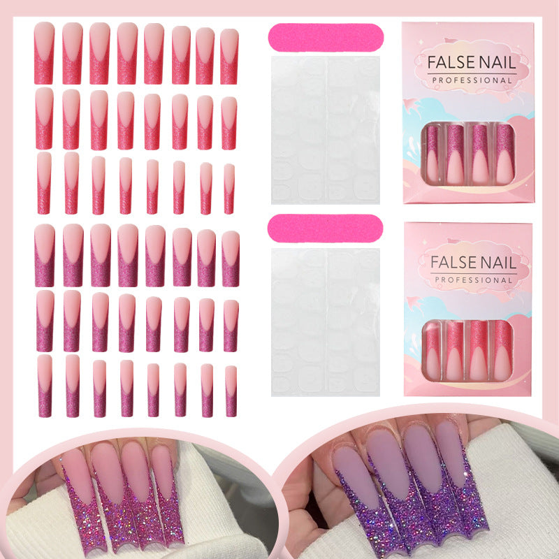 Glitter Ombre Press-On Nail Set Stornfield