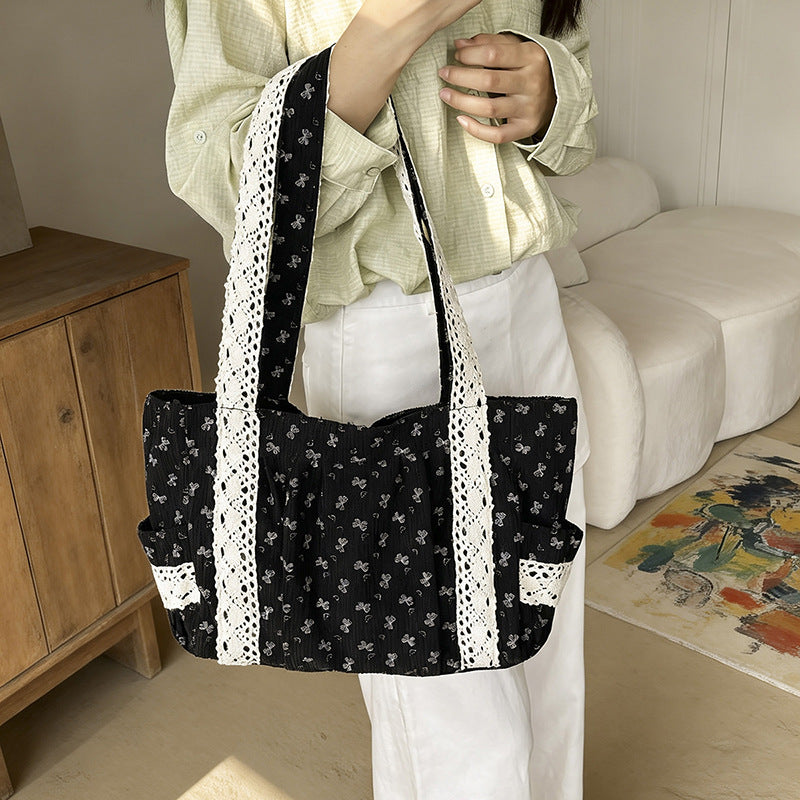 WoElegant Floral Print Tote Bag Stornfield