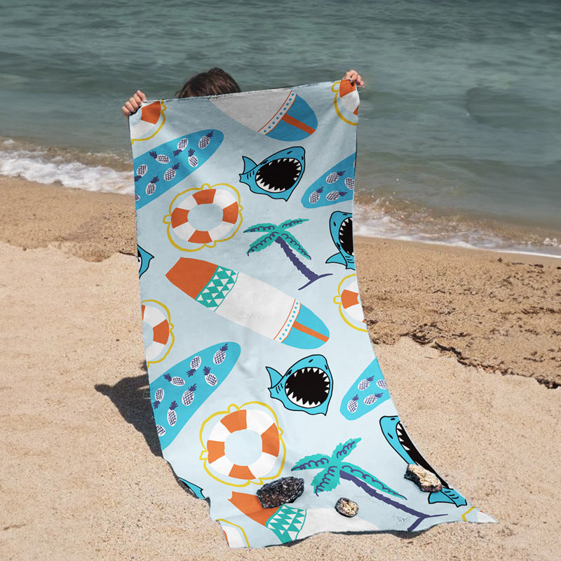 Beach towel with creative mandala design Stornfield