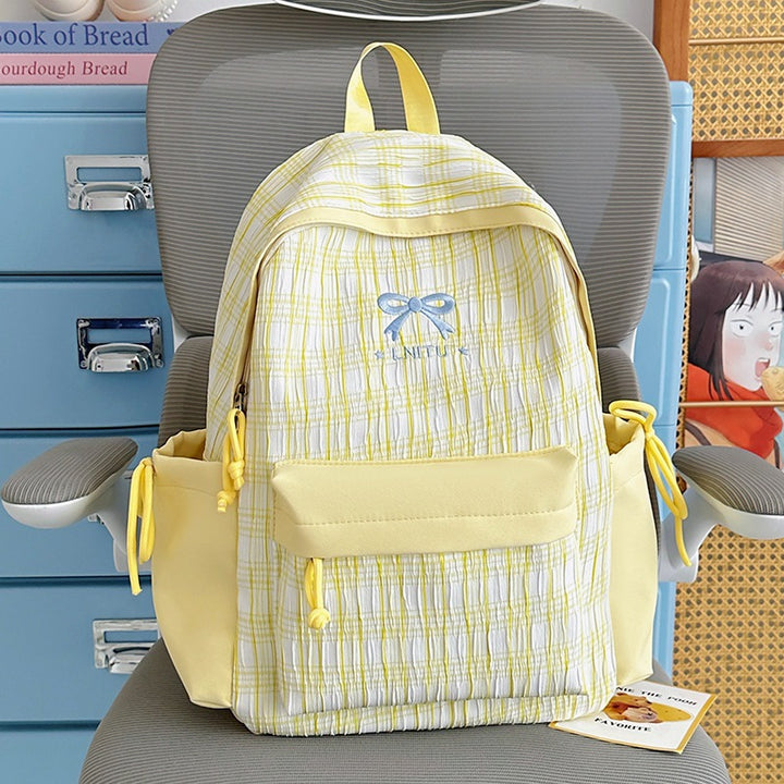 Checked Patterned Casual Backpack Stornfield