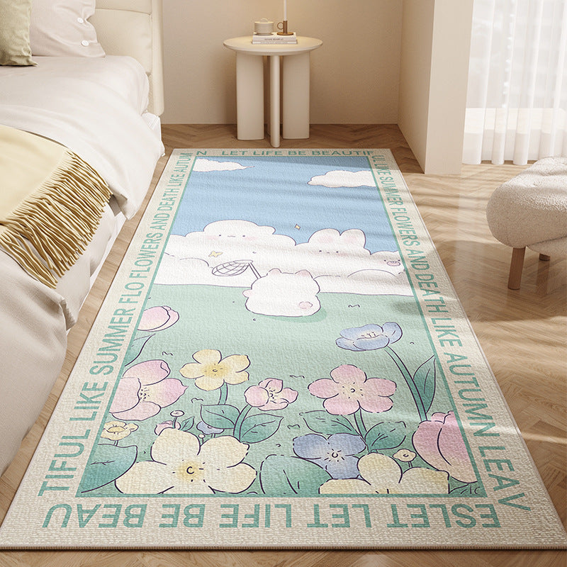 Floral Design Area Rug