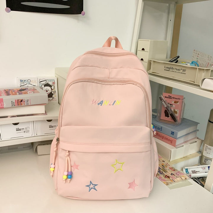 Playful Star-Embellished Backpack Stornfield
