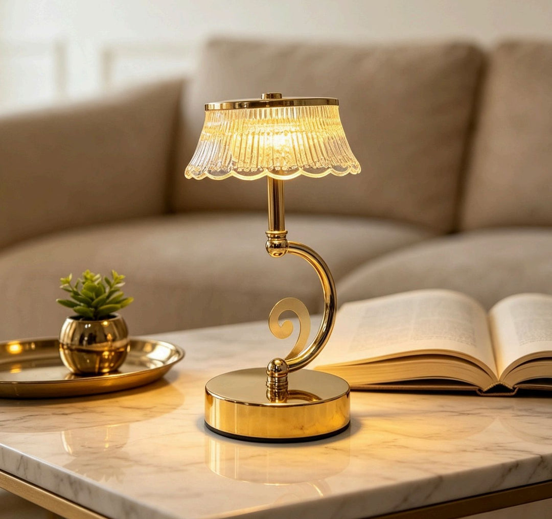 Artistic Glass Table Lamp