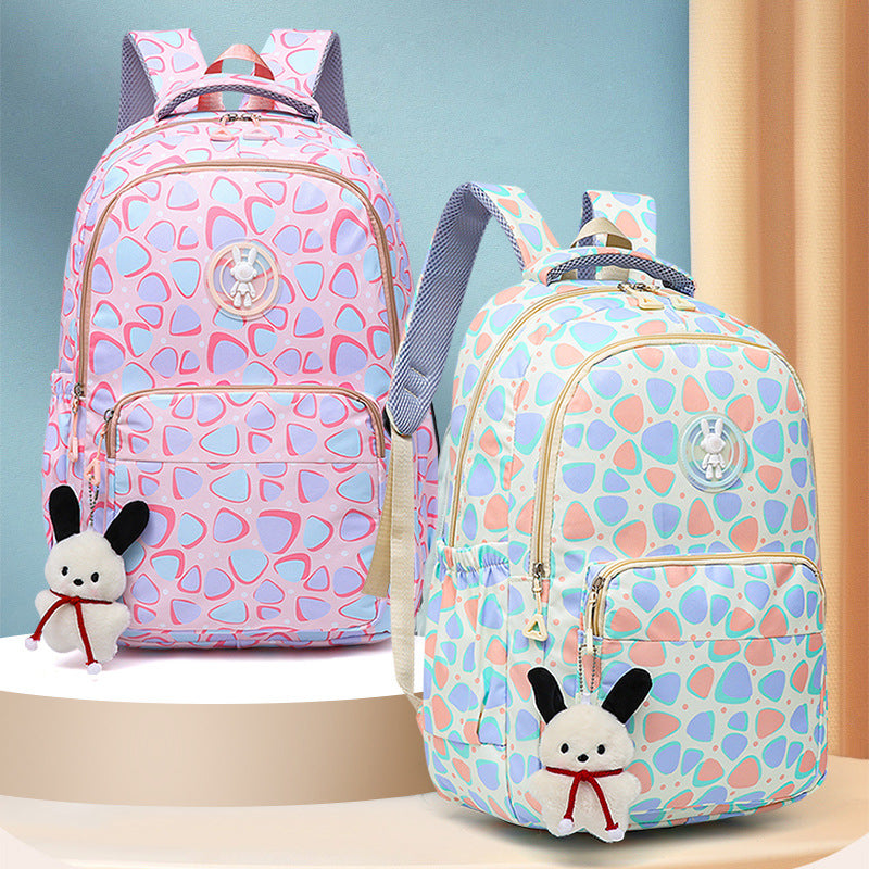 Cheerful school backpack with unique patterns and practical compartments Stornfield