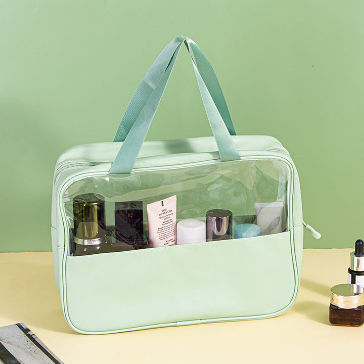 Cosmetic bag with transparent compartments Stornfield