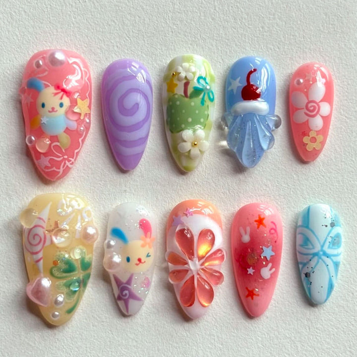 Thematic Artisan Press-On Nail Set Stornfield