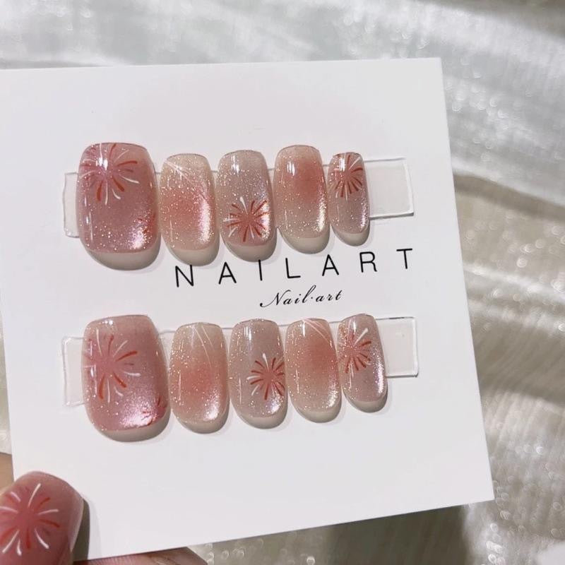 Premium Glitter Press-On Nail Set Stornfield
