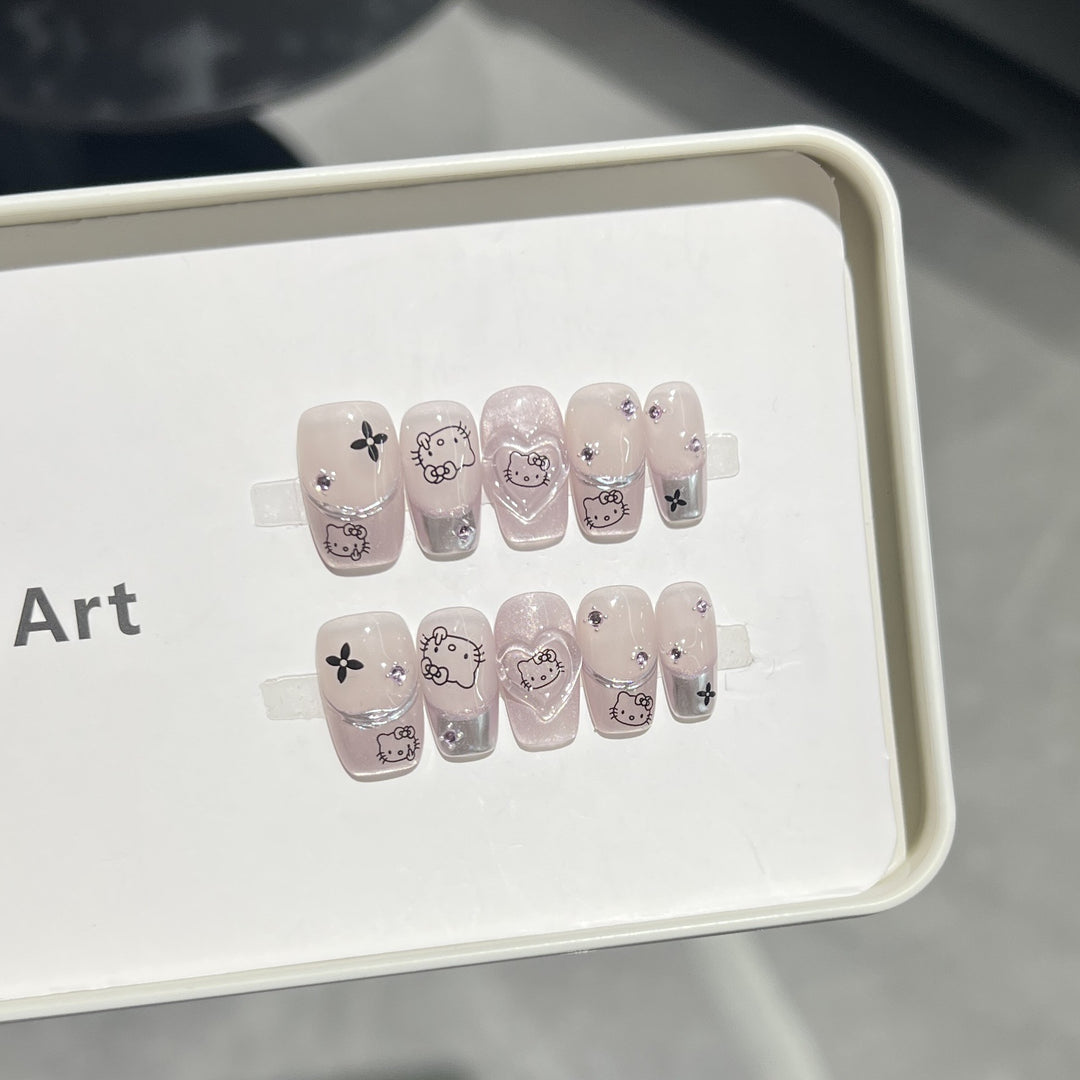 Themed Press-On Nail Art Stornfield