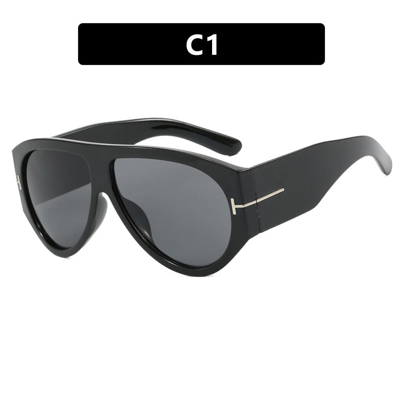 Women's fashionable oversized sunglasses in retro style Stornfield