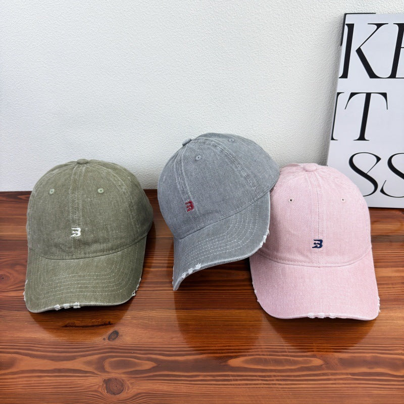 Unisex Distressed Cotton Baseball Cap Stornfield 1784083761