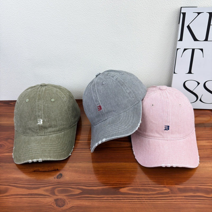 Unisex Distressed Cotton Baseball Cap Stornfield 1784083761