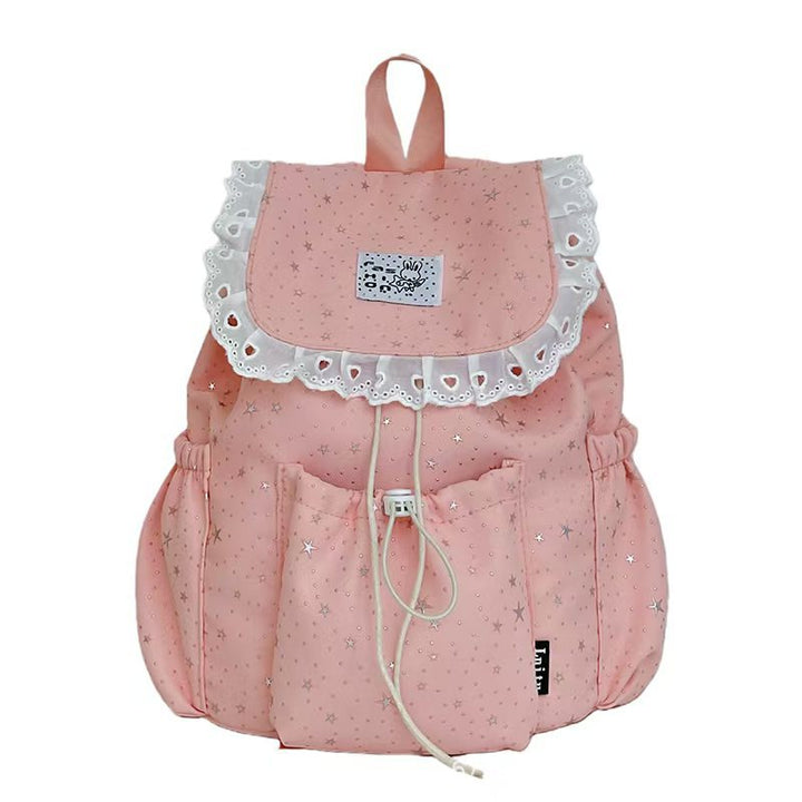 Starry Design Ruffled Backpack Stornfield