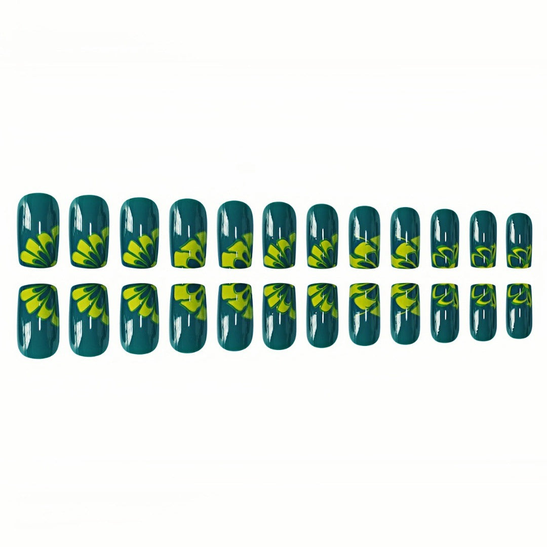 Artistic Marble Effect Nail Art Extensions Stornfield