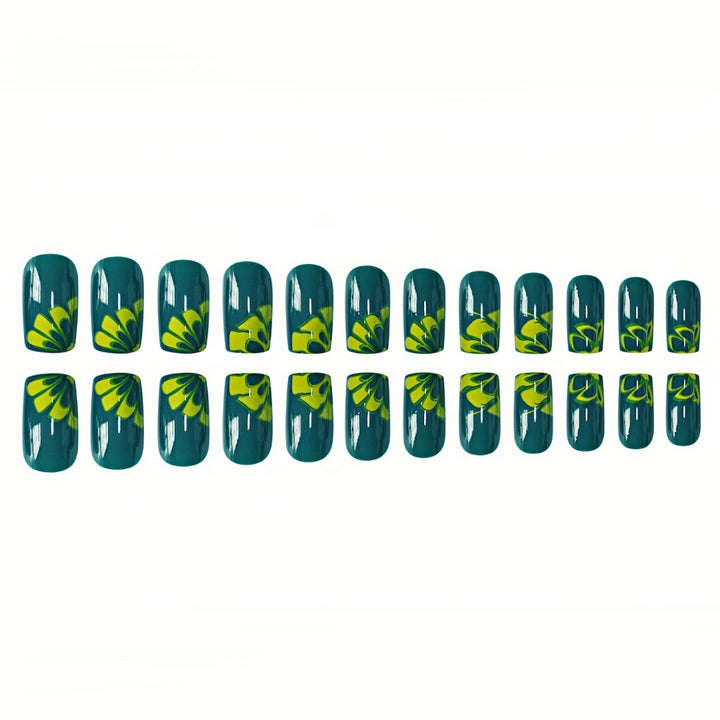 Artistic Marble Effect Nail Art Extensions Stornfield
