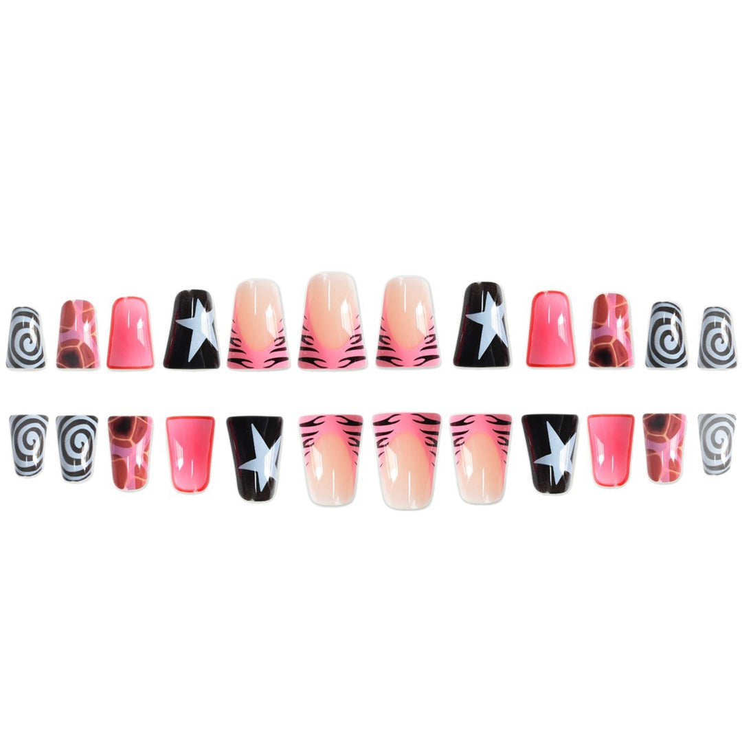 Artistic Abstract Nail Wraps Stornfield