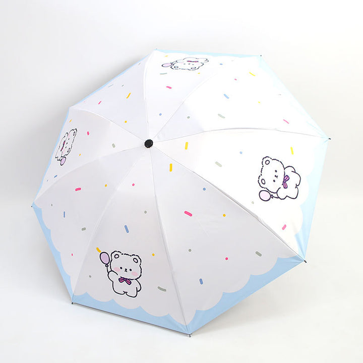 Ladies Folding Umbrella with Cute Animal Design Stornfield